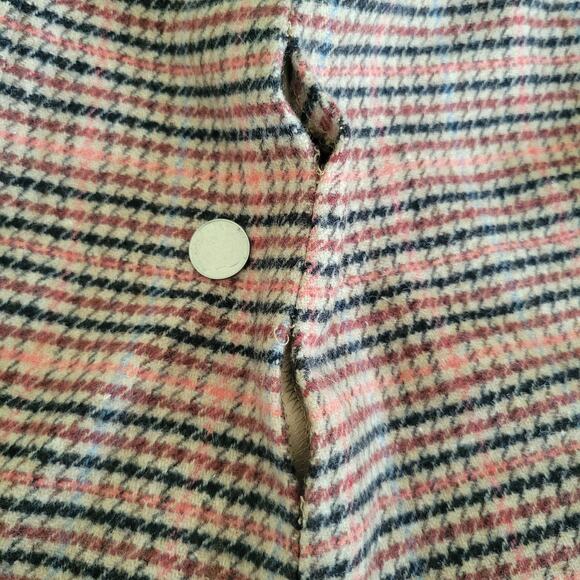 Talbots Recycled Wool Skirt Pink Plaid A-Line Fall Winter Women 10 - Picture 12 of 12